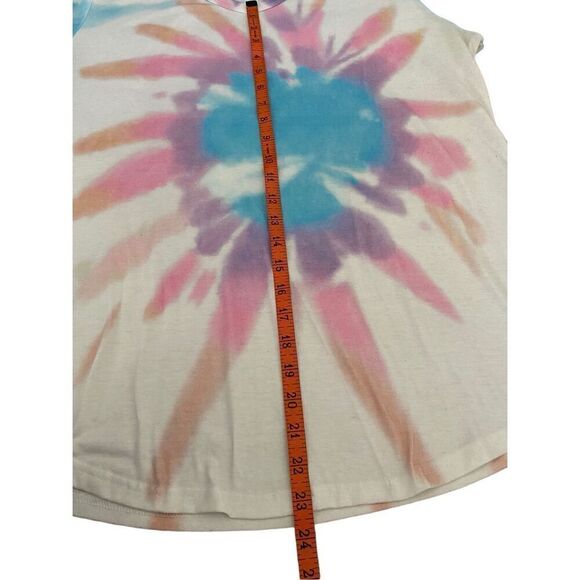 Tie Dye T Shirt Casual Sleepwear Hippie Funky Colorful Lounge - Picture 10 of 11